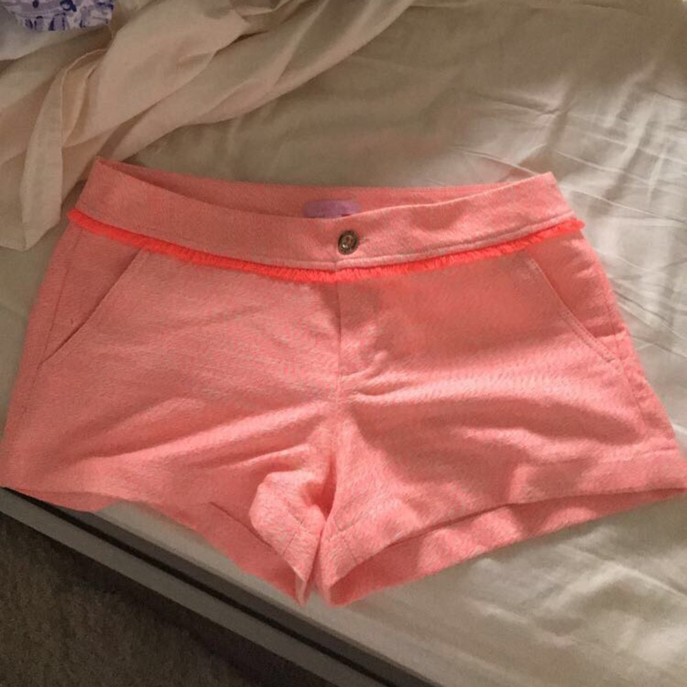 lilly pulitzer size 6 orange shorts